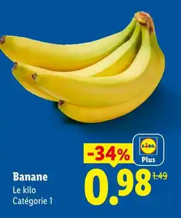 Lidl Banane offre