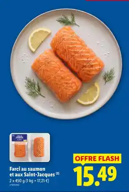 Lidl Farci au saumon et aux saint-jacques offre
