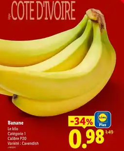 Lidl Banane offre