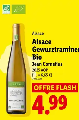 Lidl Alsace gewurztraminer bio offre
