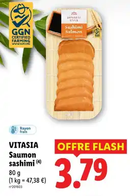 Lidl Vitasia saumon sashimi offre