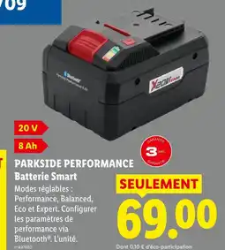 Lidl Parkside performance batterie smart offre