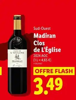 Lidl Clos de l'eglise madiran offre