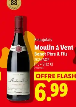 Lidl Bonot pere & fils moulin à vent offre