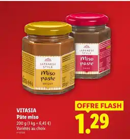 Lidl Vitasia pâte miso offre