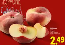 Lidl Pêche plate offre