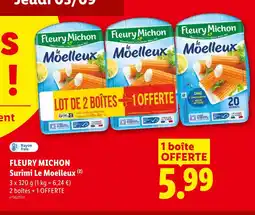 Lidl Fleury michon surimi le moelleux offre