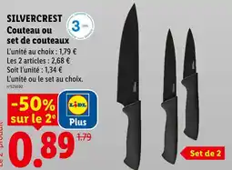 Lidl Silvercrest couteau ou set de couteaux offre