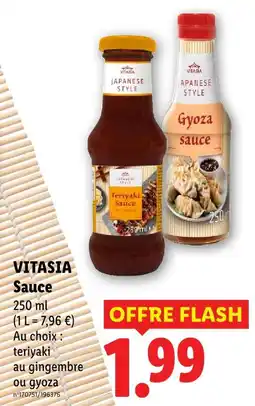 Lidl Vitasia sauce offre