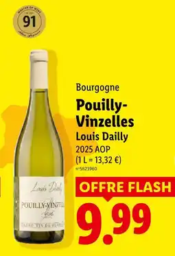Lidl Louis dailly bourgogne pouilly-vinzelles offre