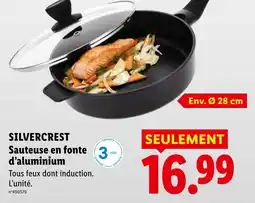 Lidl Silvercrest sauteuse en fonte d’aluminium offre