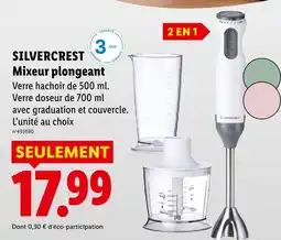 Lidl Silvercrest mixeur plongeant offre