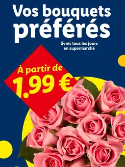 Lidl Vos bouquets préférés offre