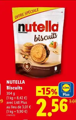 Lidl Nutella biscuits offre
