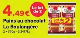 Hmarket La Boulangère Pains au chocolat offre