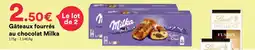 Hmarket Milka Gâteaux fourrés offre