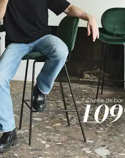 Maisons du Monde Chaise de bar luna offre