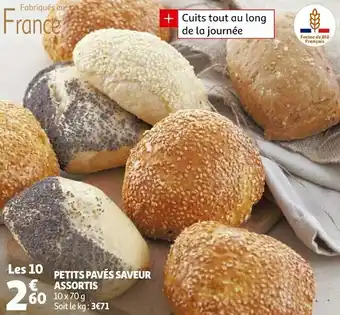 Auchan Petits pavés saveur assortis offre