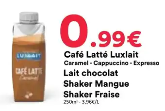 Hmarket Luxlait Café Latté offre