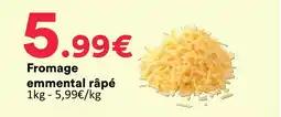 Hmarket Fromage emmental râpé offre