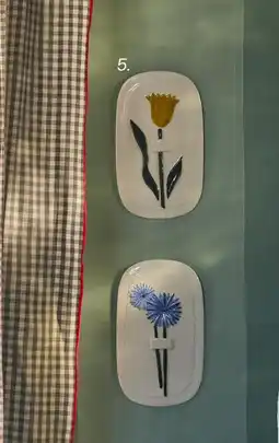 Maisons du Monde Ensemble de 2 décorations murales en céramique offre