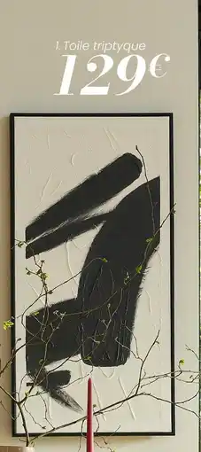 Maisons du Monde Toile triptyque offre