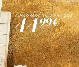 Maisons du Monde Décoration murale en grès offre