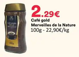 Hmarket Café gold Merveilles de la Nature offre