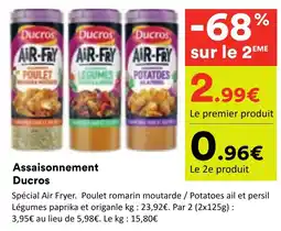 Hmarket Ducros Assaisonnement offre