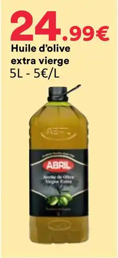 Hmarket ABRIL Huile d'olive extra vierge offre