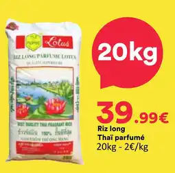 Hmarket Lotus Riz long offre