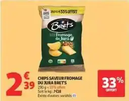 Auchan Supermarché Brets - chips saveur fromage du jura offre