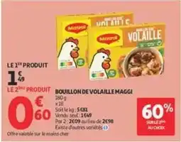 Auchan Supermarché Maggi - bouillon de volaille offre