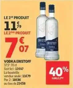 Auchan Supermarché Eristoff - vodka offre