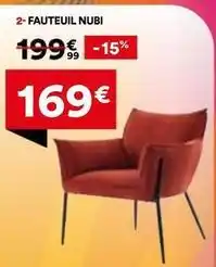 BUT Nubi - fauteuil offre