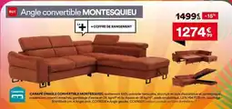 BUT Canapé d'angle convertible montsaclieu offre