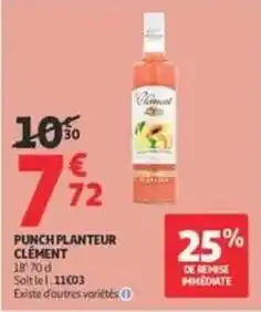 Auchan Supermarché Clement - punch planteur offre