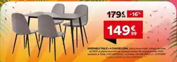 BUT Ensemble table + chaise 2/20 offre