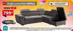 BUT Canapé d'angle convertible cefailu offre