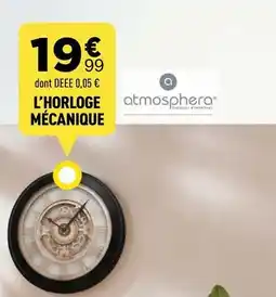 Centrakor Atmosphera - l'horloge mécanique offre
