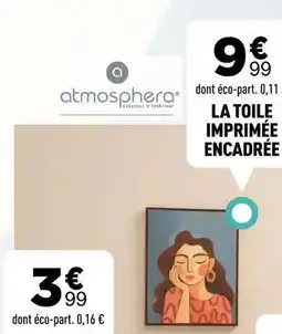 Centrakor Atmosphera - la toile imprimée encadrée offre