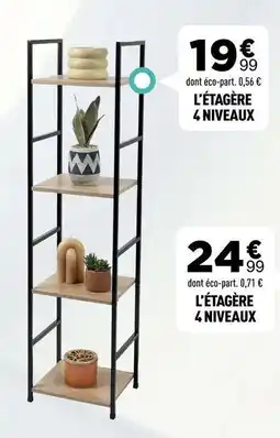 Centrakor L'etagere 4 niveaux offre