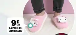 Centrakor La paire de chaussons offre