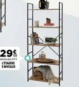 Centrakor L'etagère 5 niveaux offre