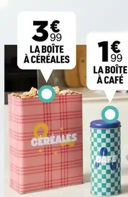 Centrakor La boîte à céréales offre