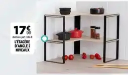 Centrakor L'etagere d'angle 2 niveaux offre
