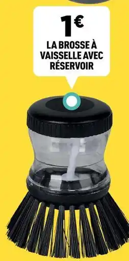 Centrakor La brosse à vaisselle avec réservoir offre