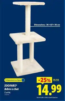 Lidl Arbre a chat offre