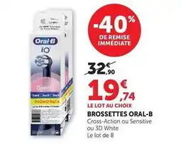 Hyper U Oral-b - brossettes offre