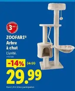 Lidl Arbre à chat offre